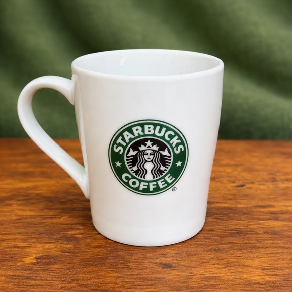 5 Starbucks Classic White 8oz. Coffee Mugs Collection 2007 Retired Siren Logo - Picture 3 of 5